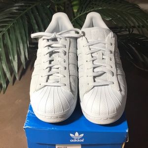 Light Blue Suede Adidas Superstar RT Size 9